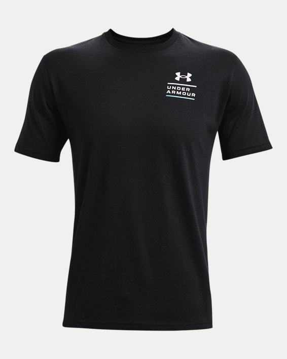男士UA Outdoor Horizon短袖T恤, Black, pdpMainDesktop image number 4